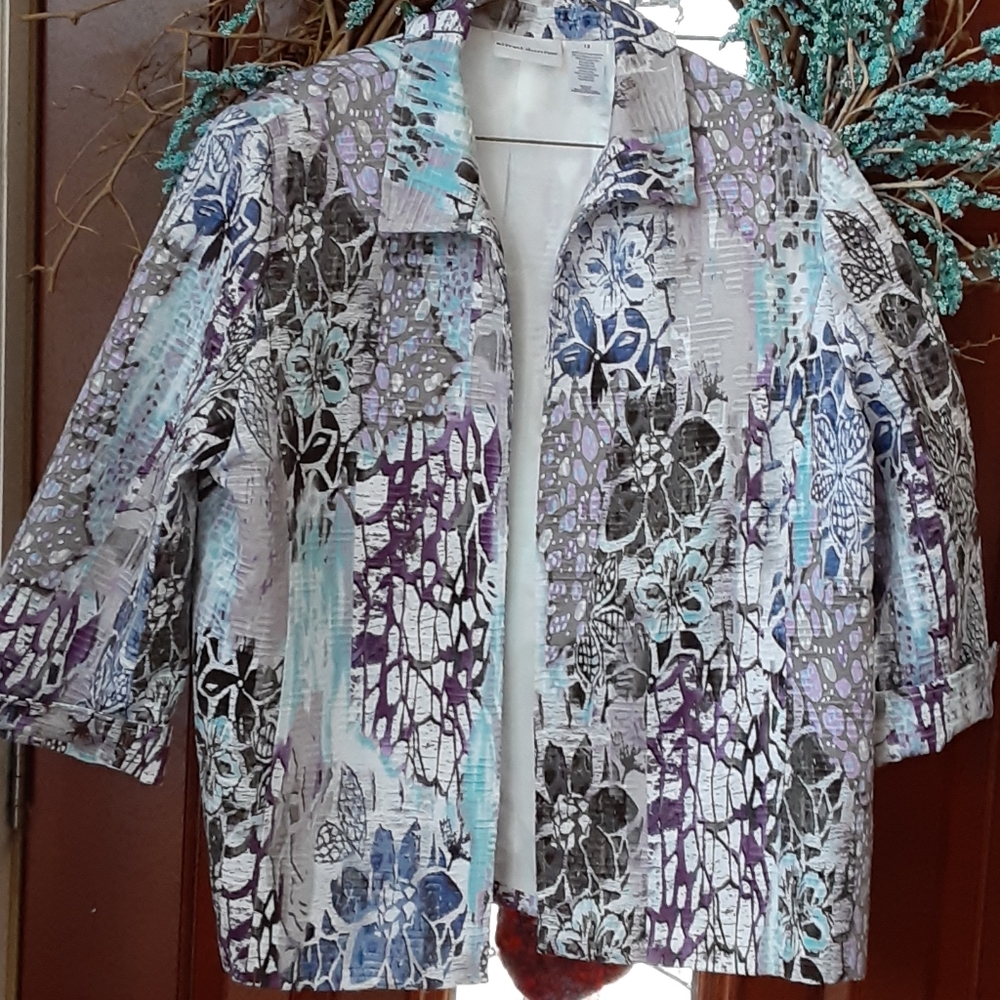 Gorgeous Alfred dunner open front jacket